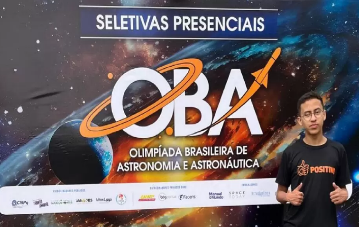 Estudante de Cassilândia participa de Olimpíada Brasileira de Astronomia no Rio de Janeiro