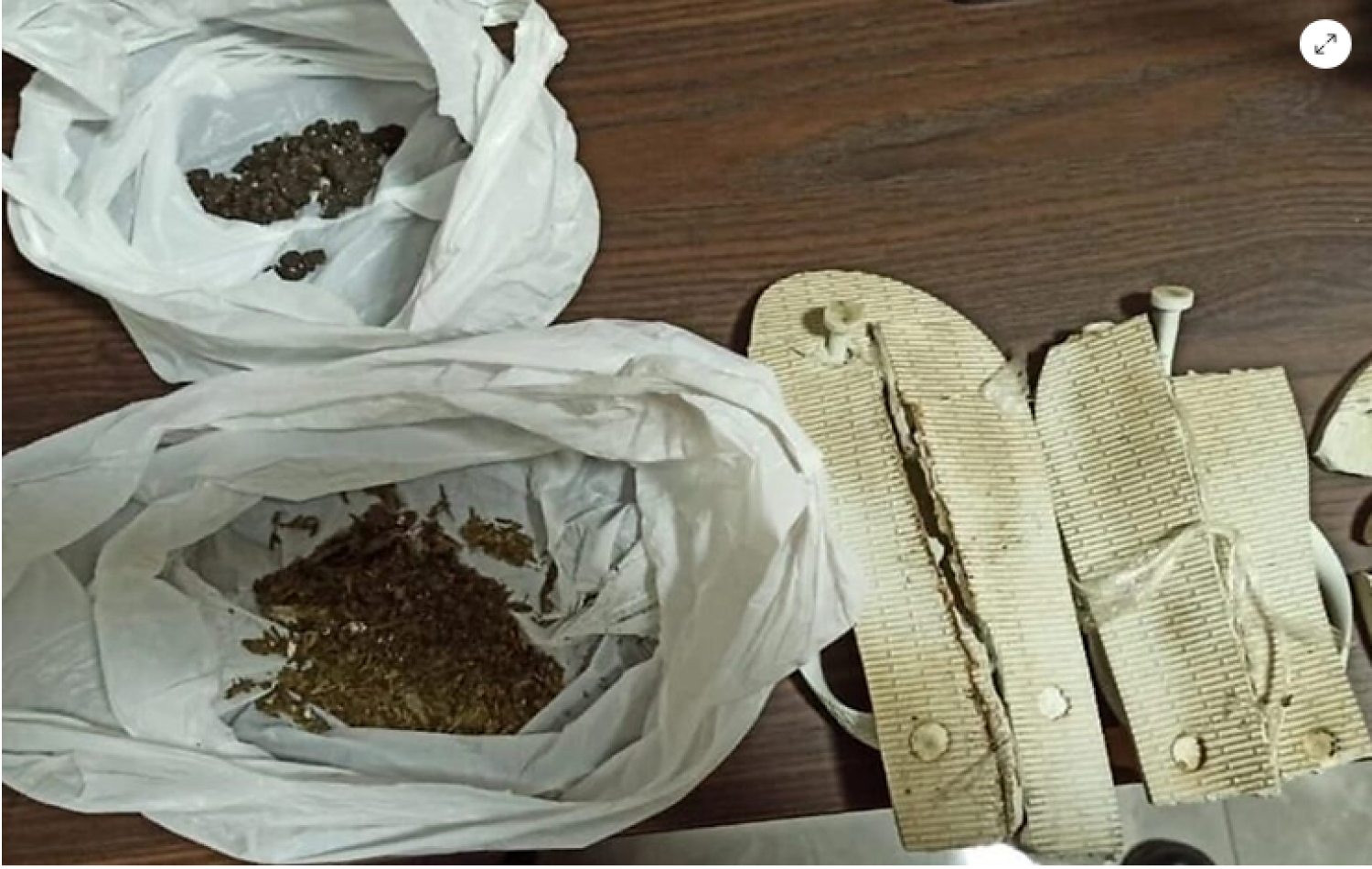Policiais penais encontram maconha em chinelo que seria entregue a detento, em Mineiros