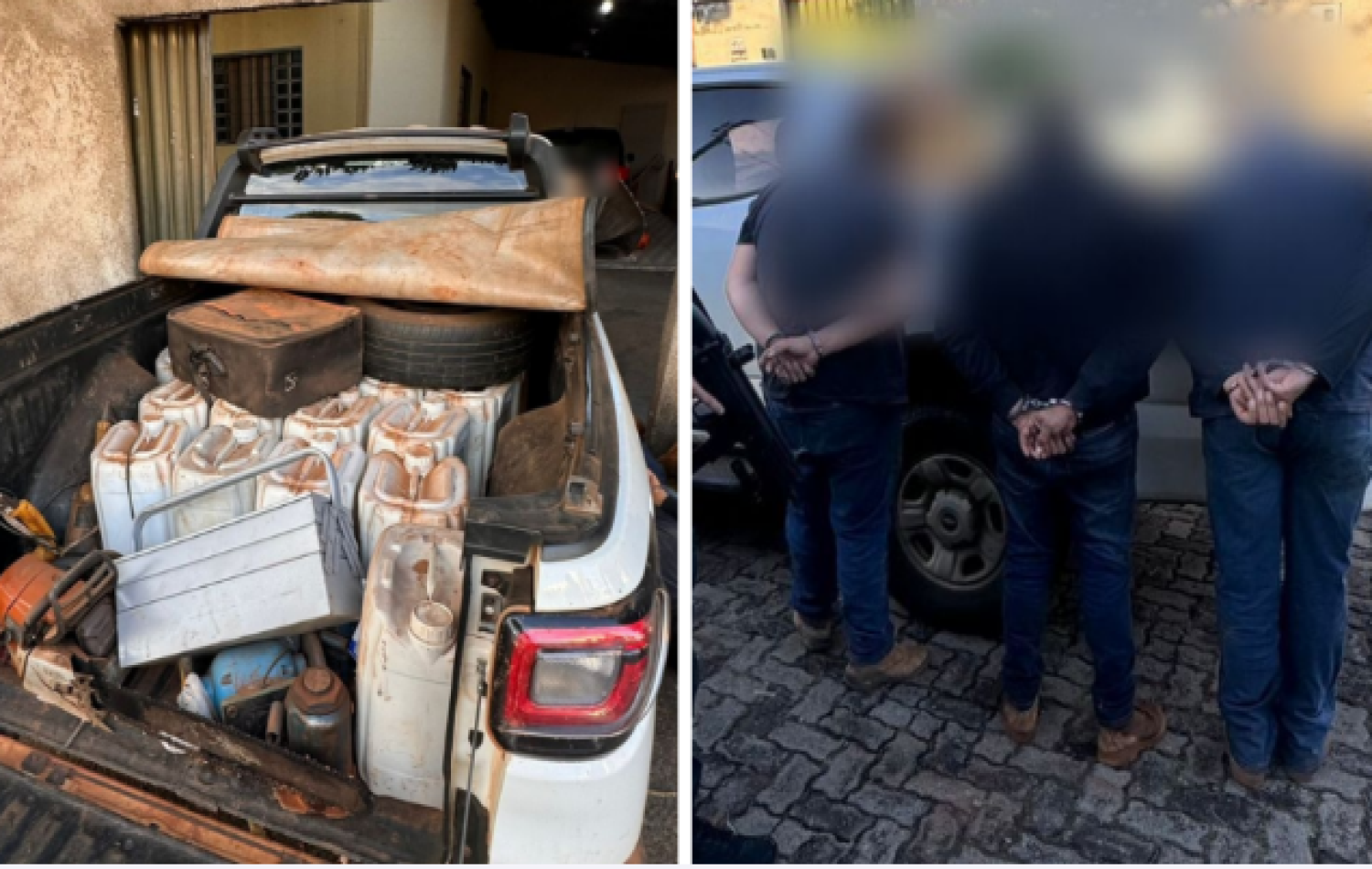 Quatro pessoas são presas em operação que investiga furtos de defensivos agrícolas, em Goiás