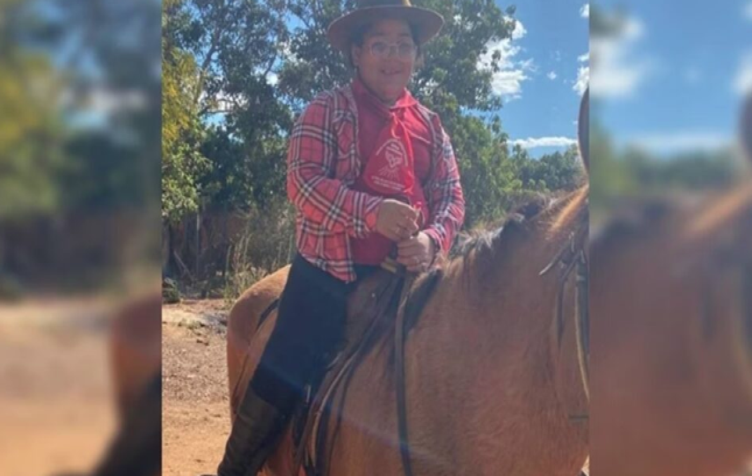 Corumbá de Goiás: mãe fotografou filha minutos antes dela morrer após cair de cavalo que disparou