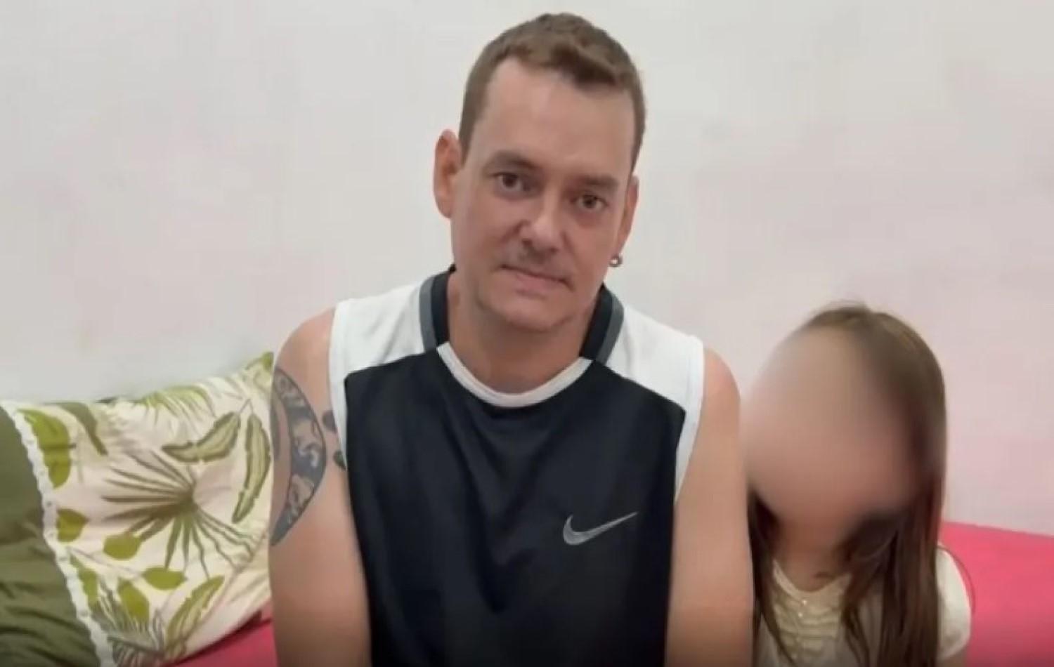 Pai que desapareceu com a filha em SC é encontrado pela polícia no RJ