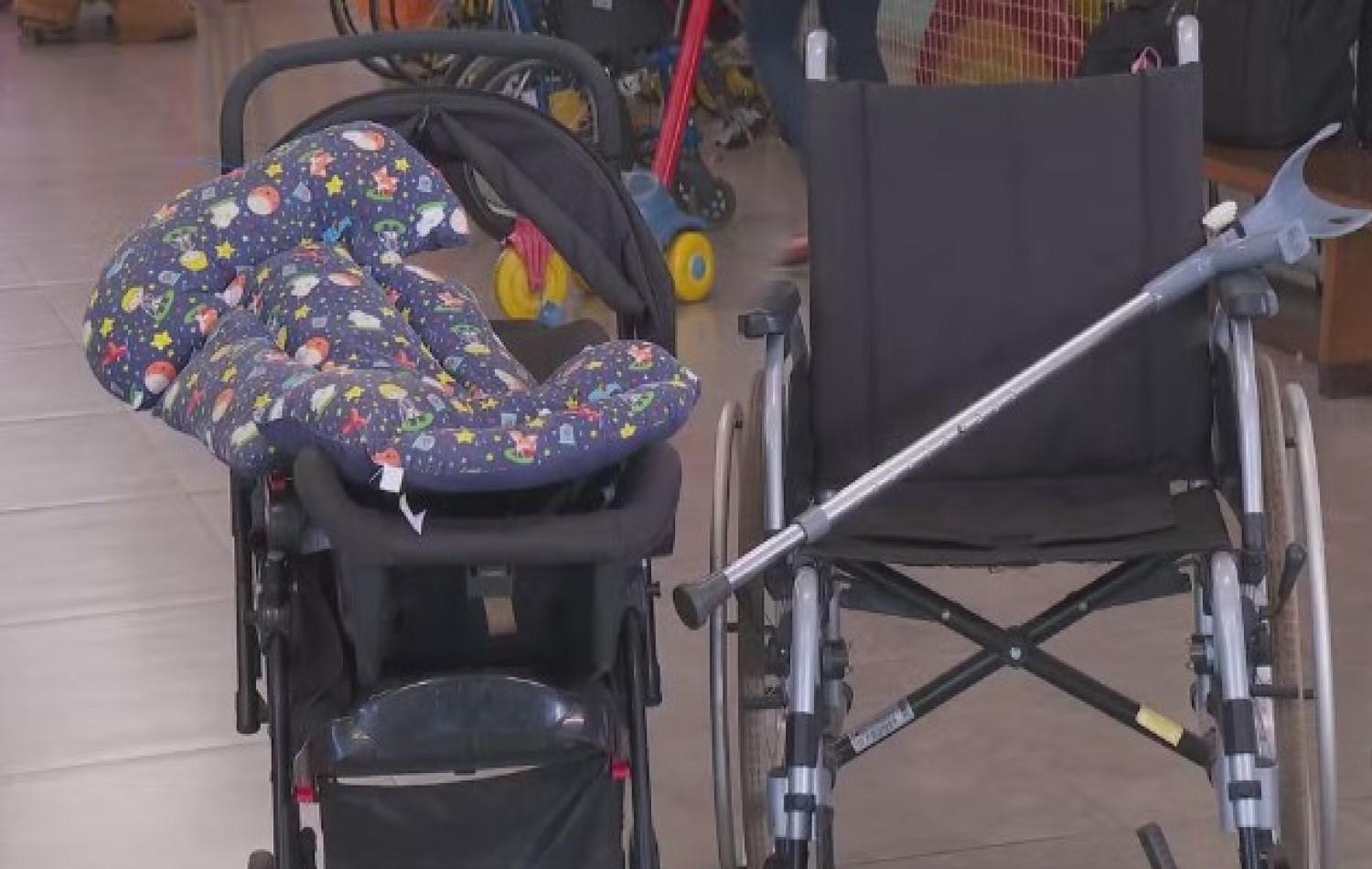 De carrinho de bebê a berimbau: mais de 3 mil itens esquecidos em aeroporto são doados em Goiânia
