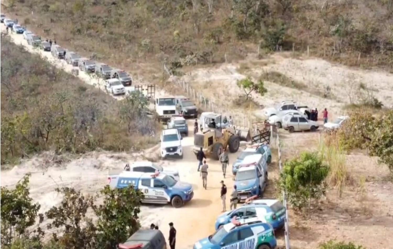 Começa desocupação no povoado Antinha de Baixo, em Santo Antônio do Descoberto