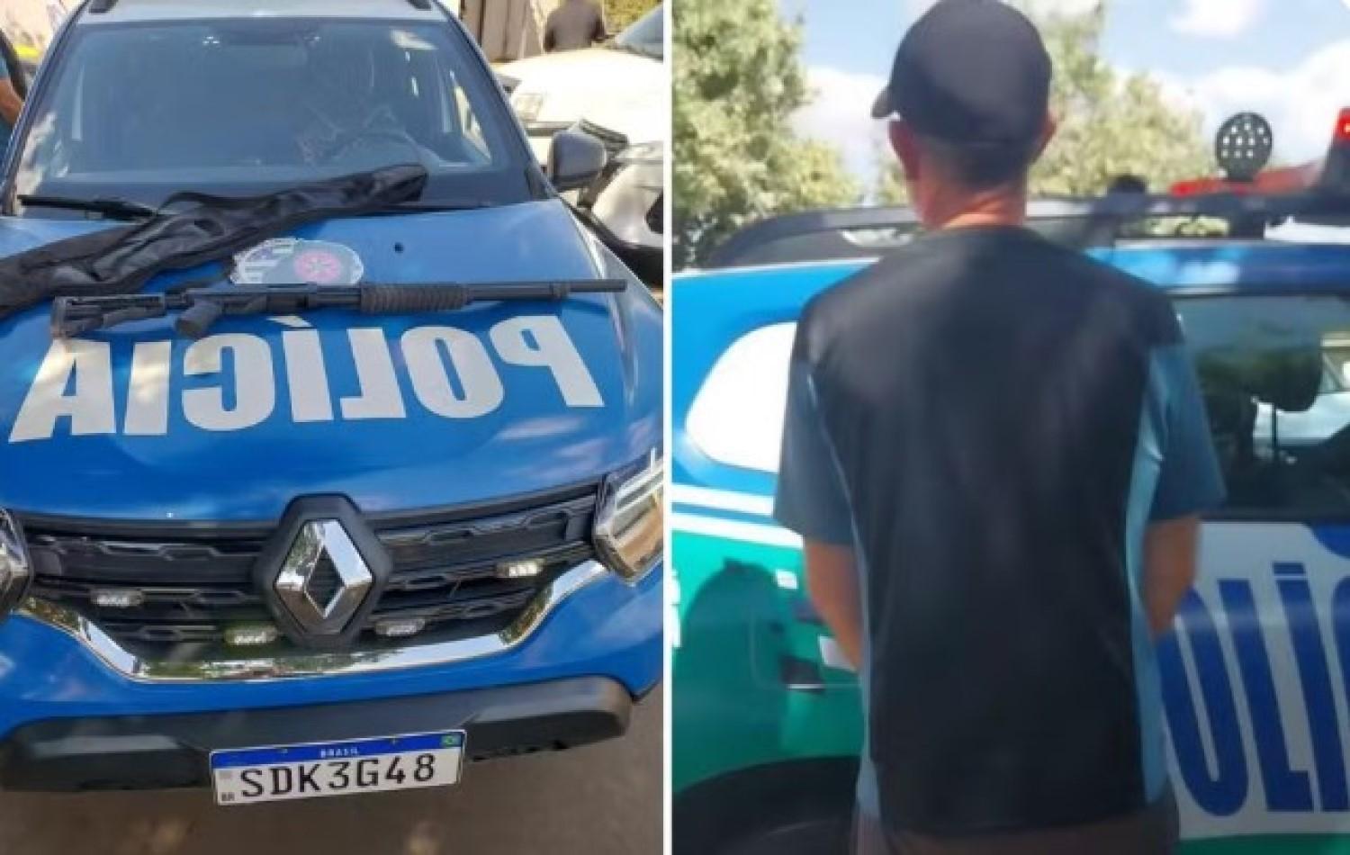 Mulher pede que policiais simulem entrega de pizza ao denunciar marido por mantê-la em cárcere, a espancar e ameaçar de