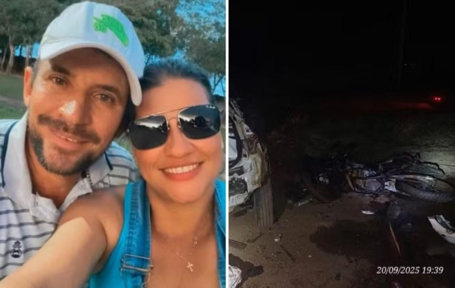 Casal de motociclistas que morreu em acidente com 8 mortos estava indo comprar carne para um churrasco, diz família