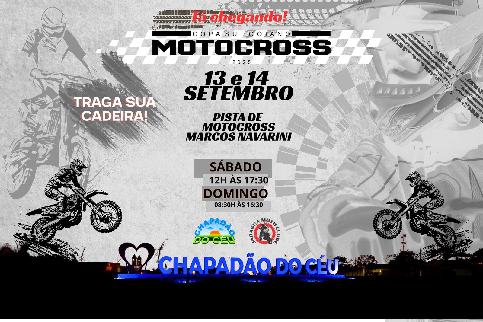 Esse final de semana acontece o Motocross