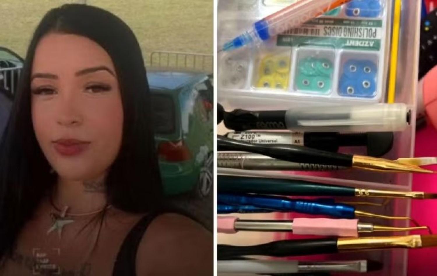 Falsa dentista que usa tornozeleira eletrônica é suspeita de traficar drogas em consultório clandestino