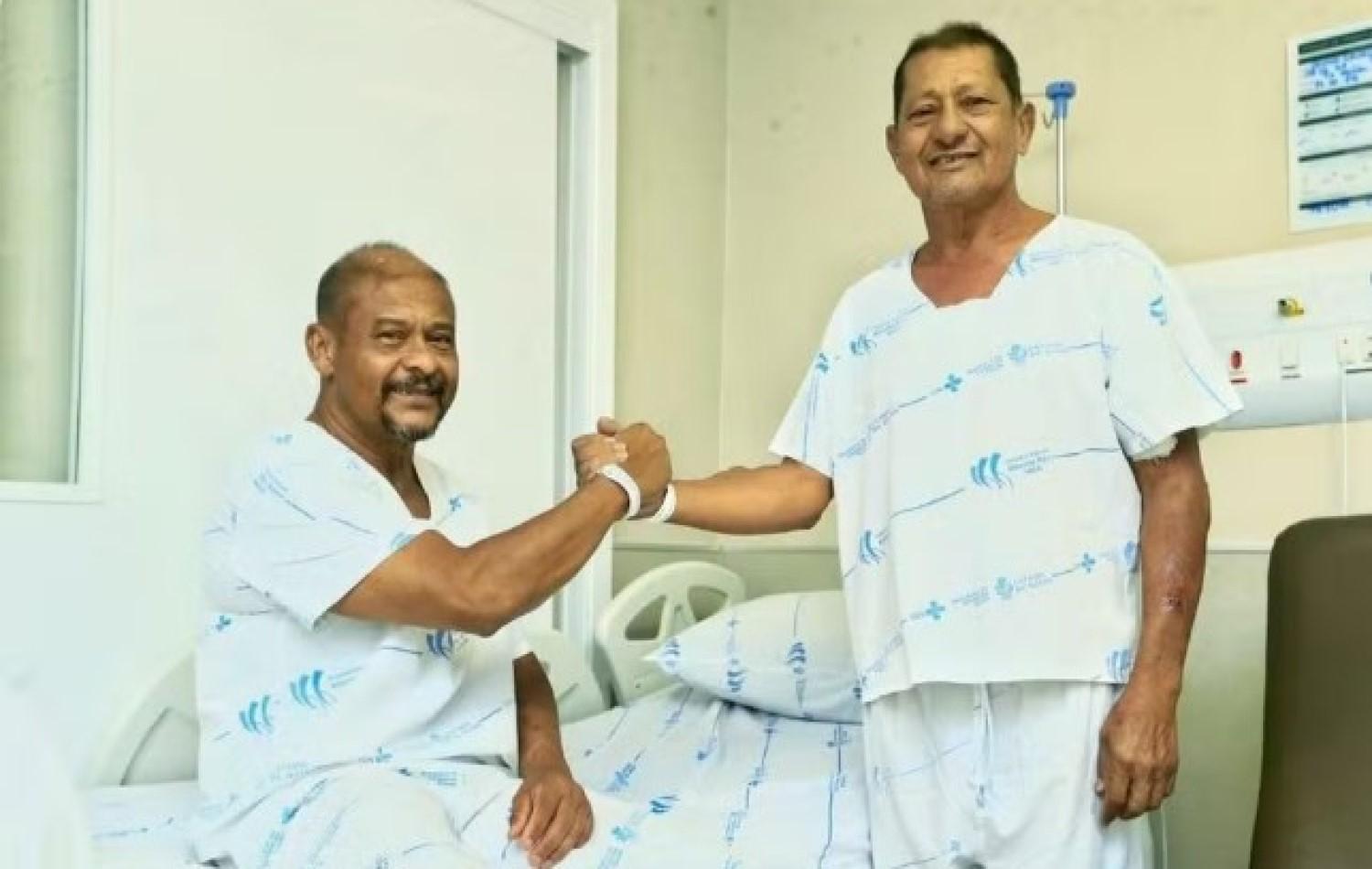 Em caso raro, irmãos recebem rins da mesma doadora, em Goiás