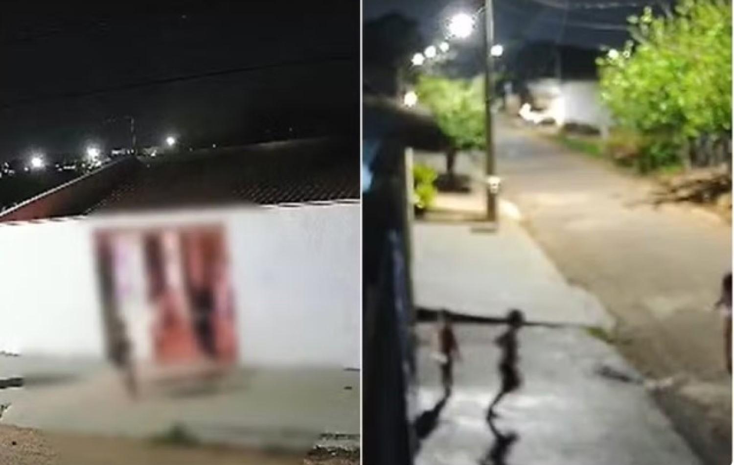 Pai coloca fogo em casa em que filhos moravam, e crianças se desesperam