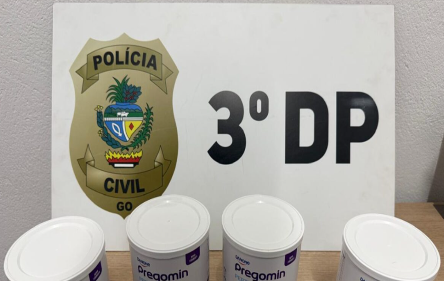 PCGO apreende suplementos infantis distribuídos pela rede pública comercializados de forma irregular, Aparecida de Goiás