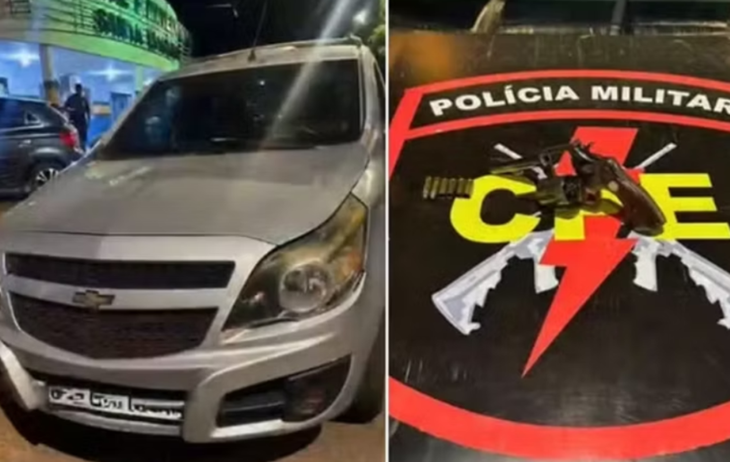 Suspeito de tentar matar esposa e manter três enteados em cárcere morre após confronto com policiais em Goiás