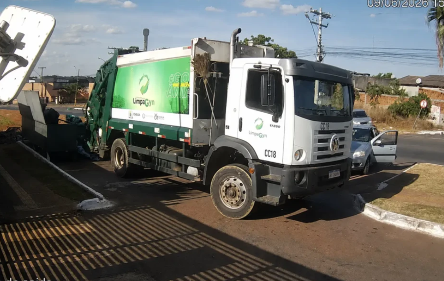 Goiânia registra terceiro ataque do ano contra trabalhadores da coleta de lixo
