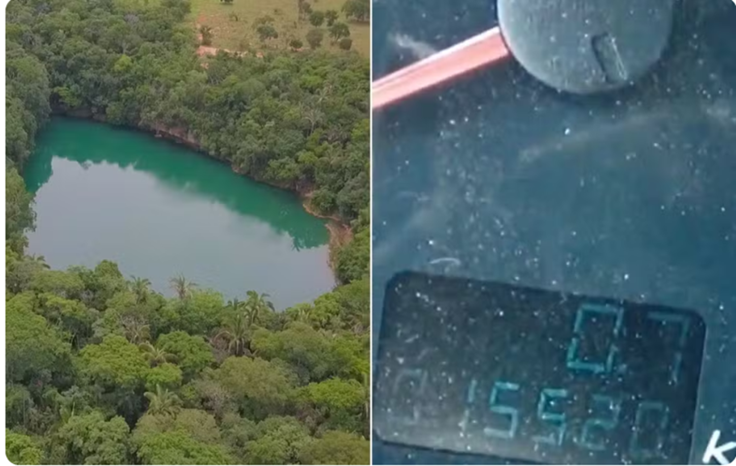 Lago ‘sem fundo’ de Niquelândia: amigos calculam mais de 700 metros de profundidade