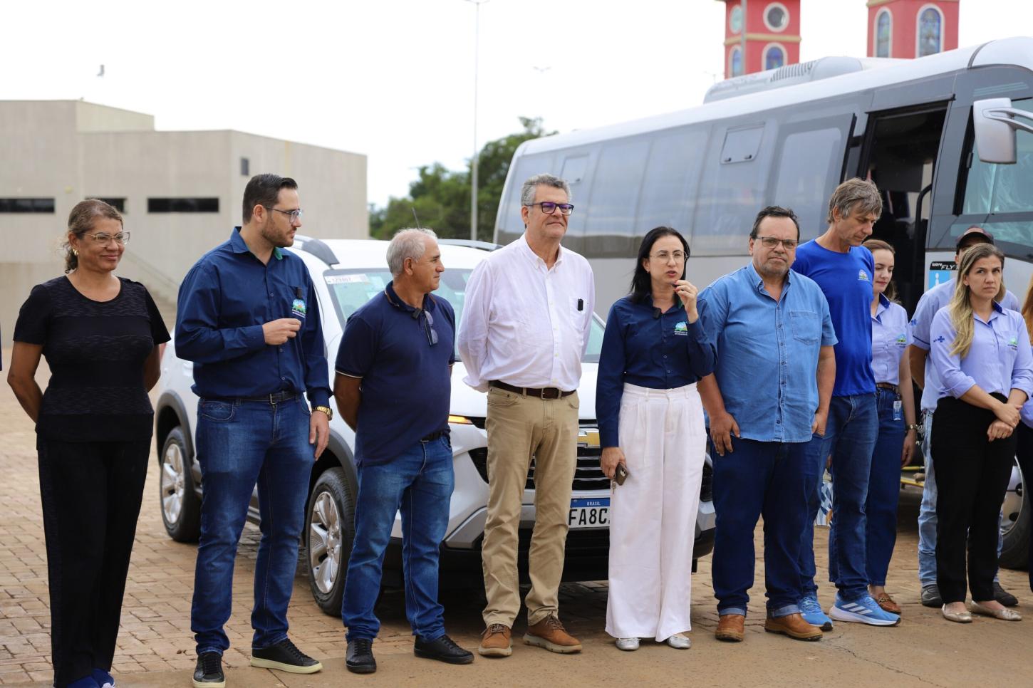 Chapadão do Céu amplia frota da saúde com novos veículos