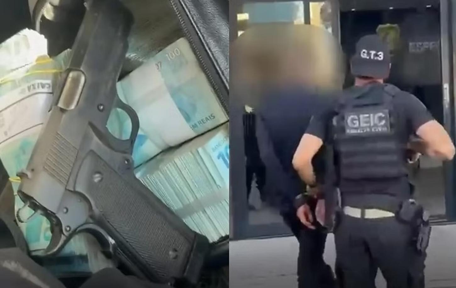 Goiano é preso com mais de R$ 500 mil em espécie e polícia já tem suspeita para onde o dinheiro iria